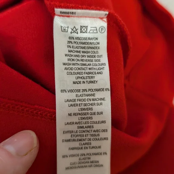 NWT French Connection Vibrant Red Dress - Picture 10 of 10